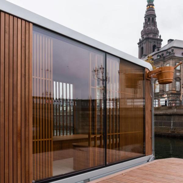 New floating sauna brings the heat to Copenhagen's canals | Wonderful  Copenhagen