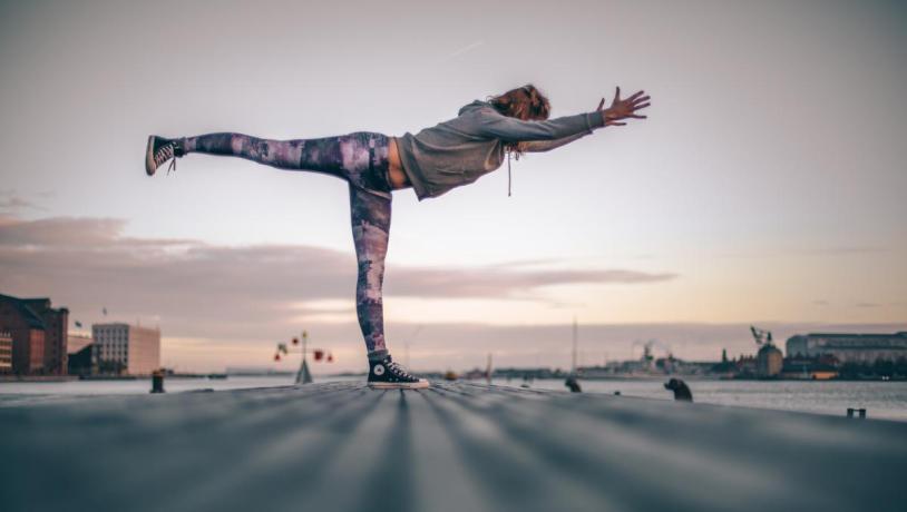 Yoga by the Copenhagen waterfront