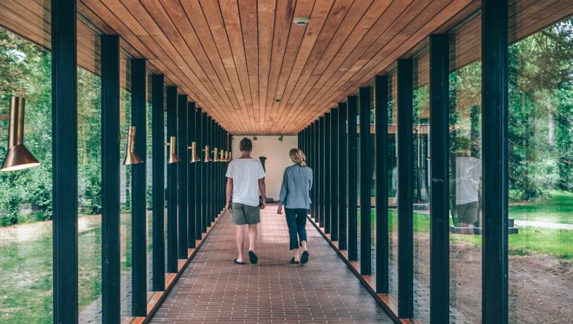 Visitors at Louisiana Museum of Modern Art 