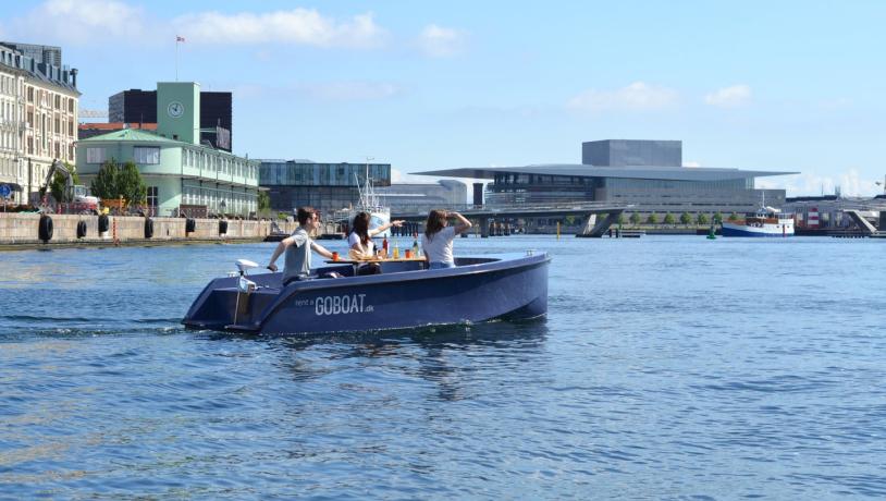 Copenhagen city views from a GoBoat
