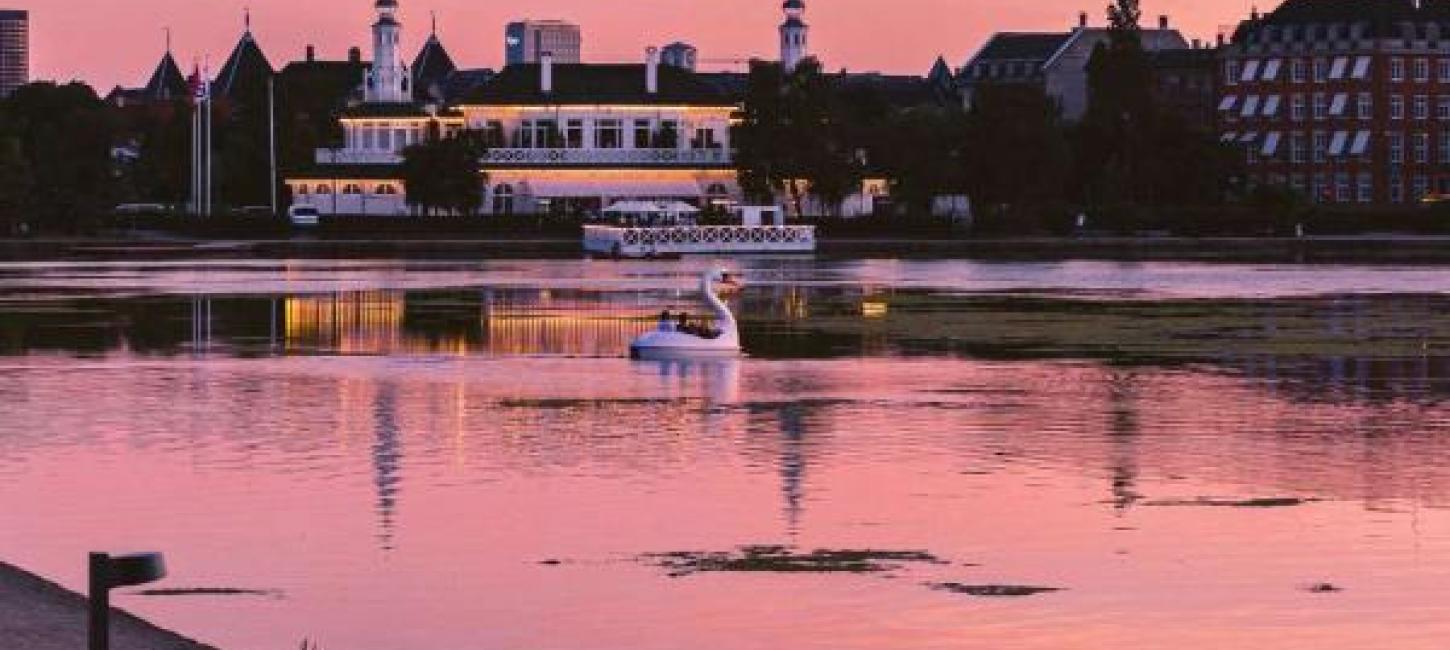 Copenhagen lakes summernight