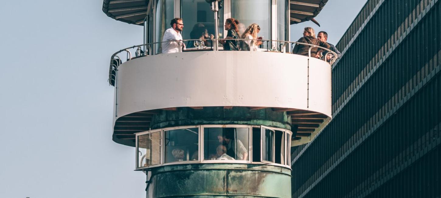 Drinks with a harbour view - Kulturtårnet on Knippelsbro