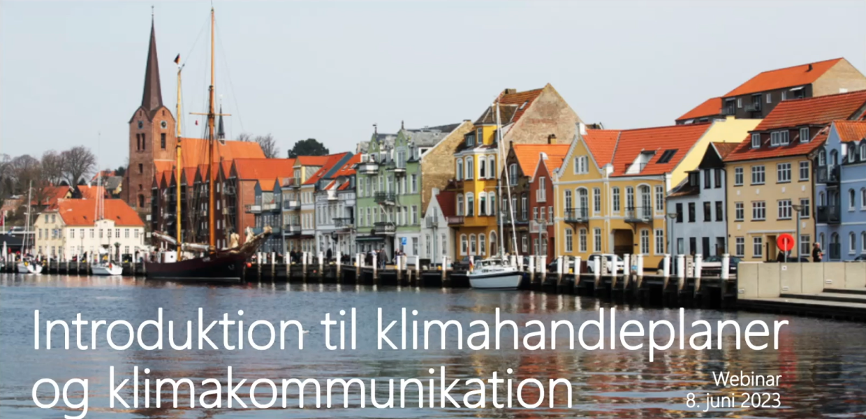 Klimahandleplaner og kommunikation