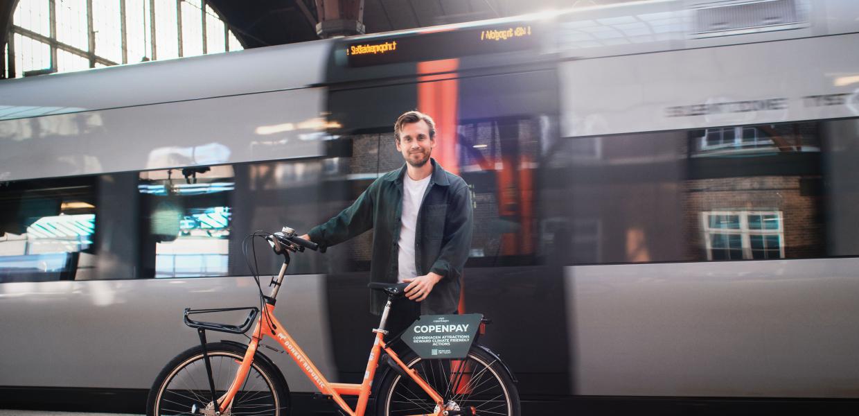 CopenPay arrive by train