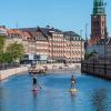 Copenhagen views from a SUP board