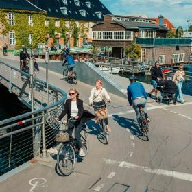 Copenhagen's bike friendly infrastructure