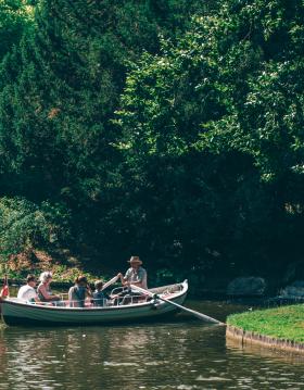 Frederiksberg Gardens - Boat sailing